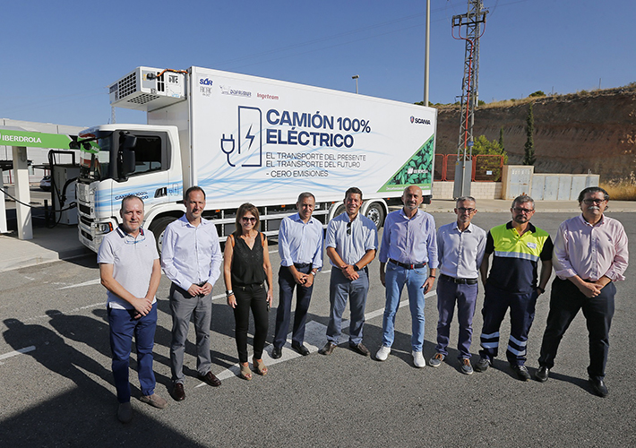 foto noticia Iberdrola y Disfrimur comienzan las pruebas del primer Corredor Mediterráneo para el transporte pesado por carretera sin emisiones.